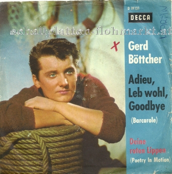 Gerd Bttcher - Adieu leb wohl goodbye (Bacarole) (1961) Deine Roten Lippen (Poetry in Motion)