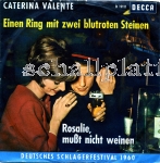 Caterina Valente - Einen Ring mit zwei blutroten Steinen (1960) Rosalie mußt nicht weinen